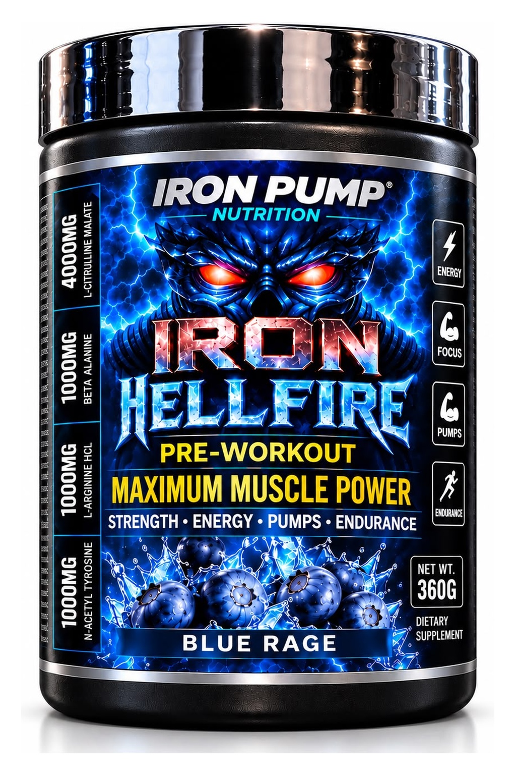 Iron Hellfire Blue Rage